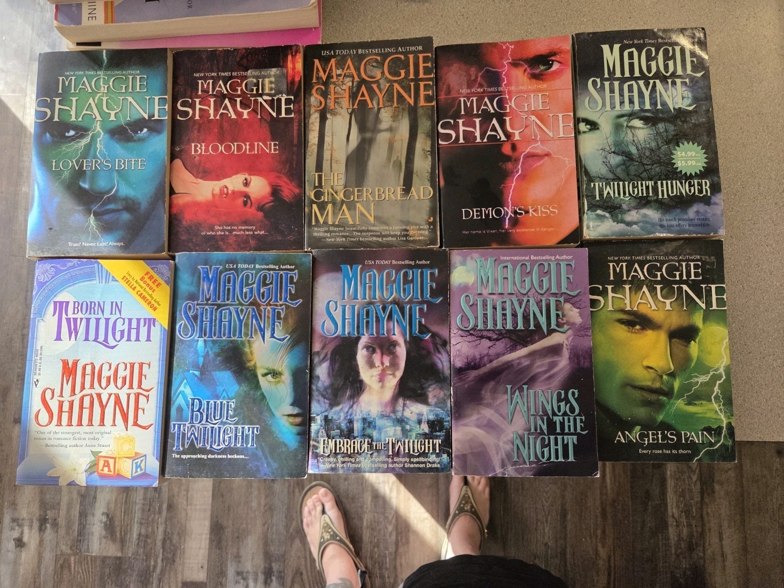 Maggie Shayne Lot Of 10 Books. 2 Are Omnibus=13 Stories In Total. Paranormal…