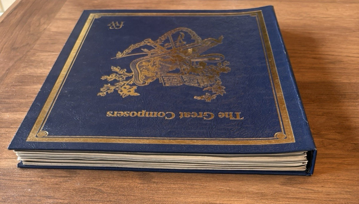 Funk & Wagnalls “The Great Composers” Family Library of Great Composers Binder