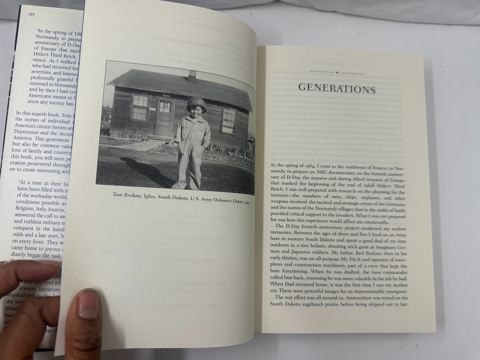 The Greatest Generation Tom Brokaw 1998 First Edition WWII History Random House