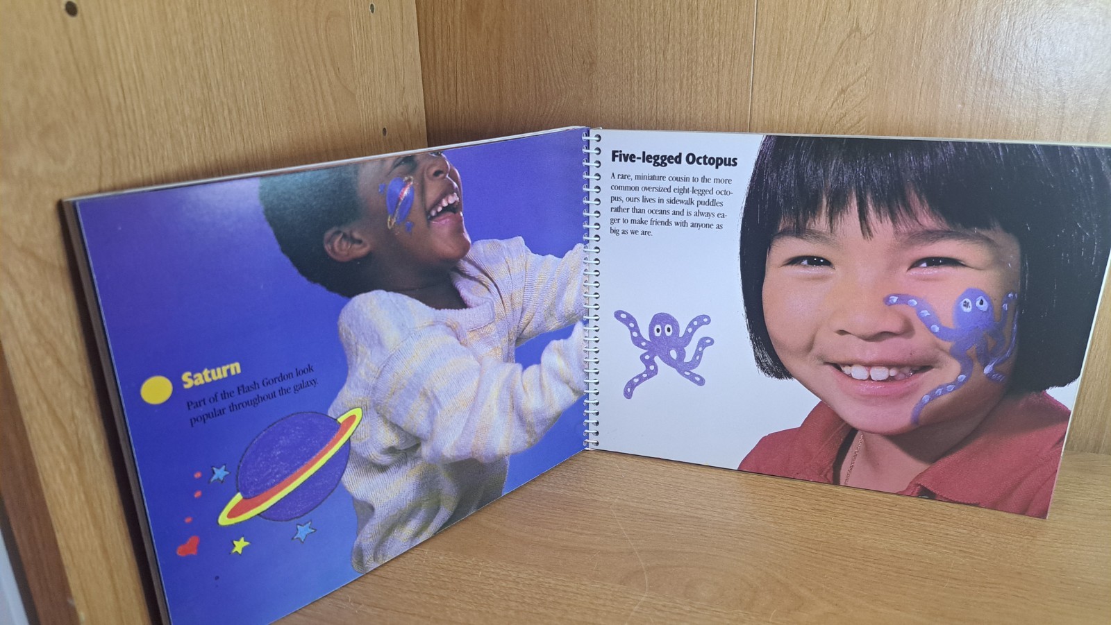 Face Painting by Klutz Editors 1990, Spiral Book (no Paint)