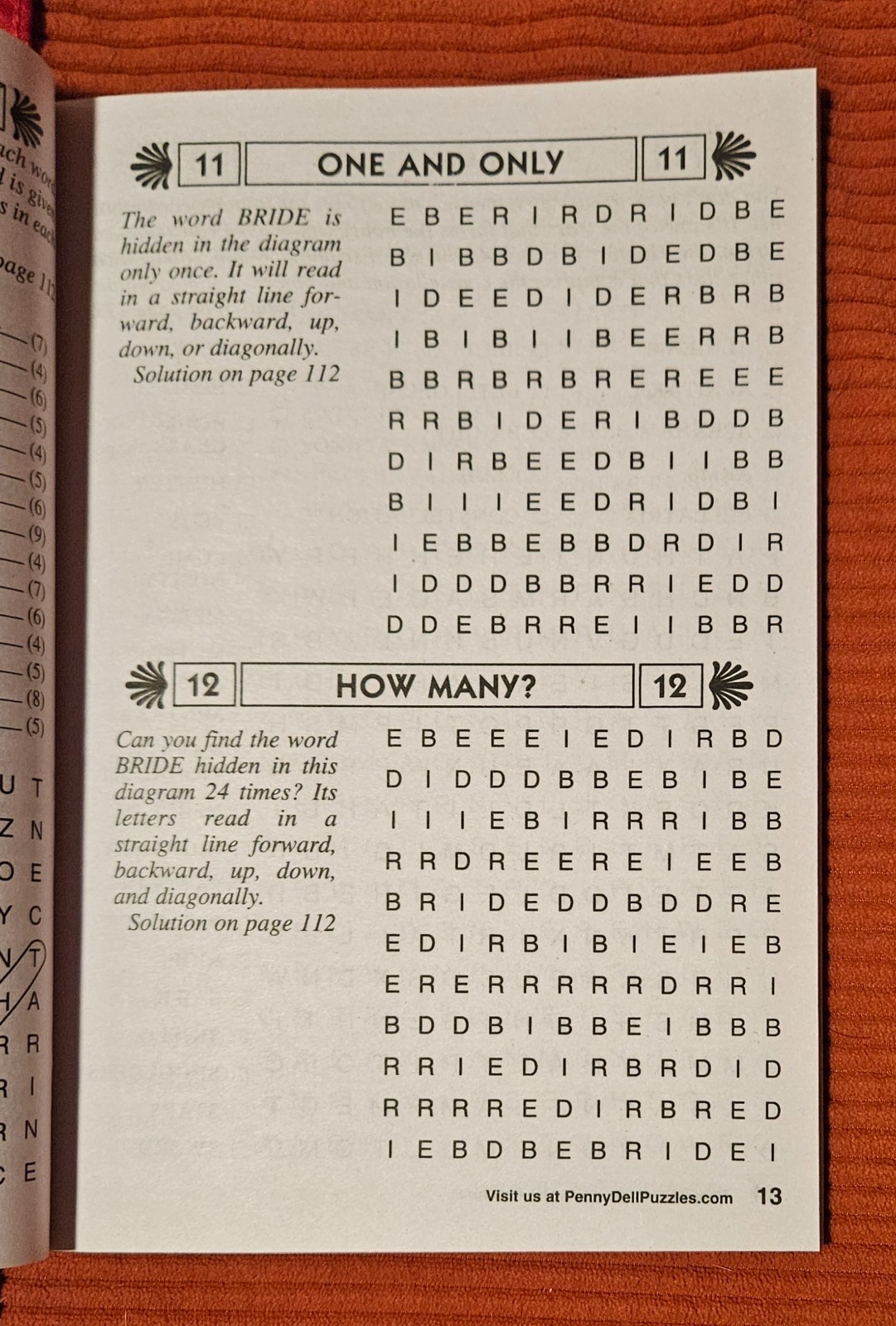 Lot of 3 Penny Press Penny’s Finest Super Word Search Seek Puzzle Books Variety