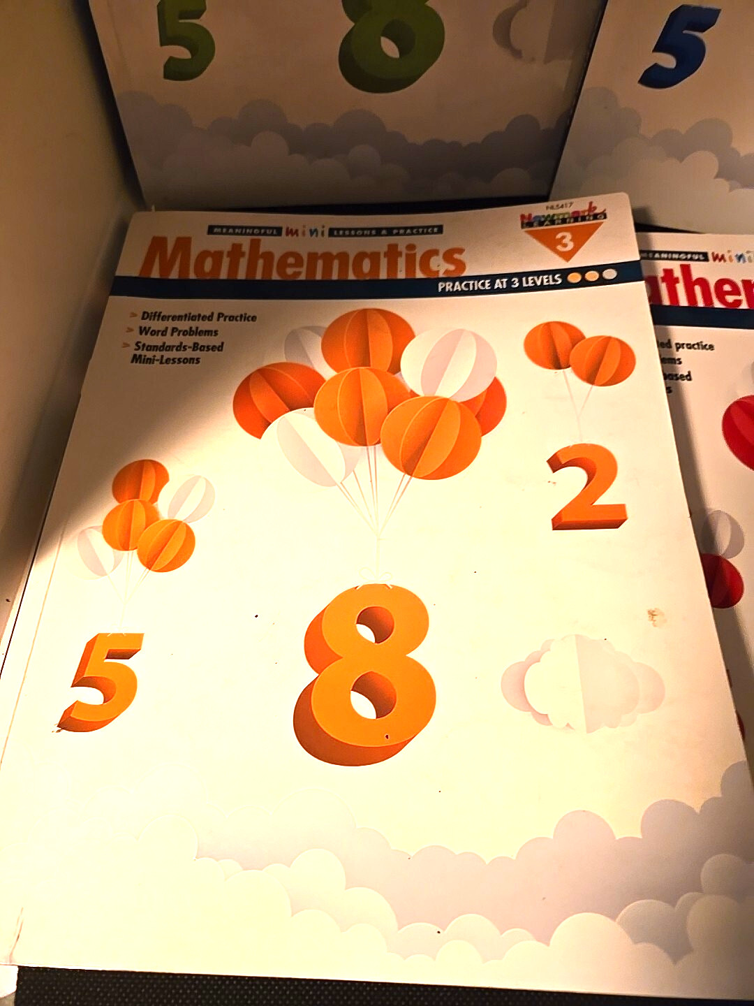 Lot of 4 Math Meaningful Mini-Lessons/Practice At 1-6 Levels as NEW