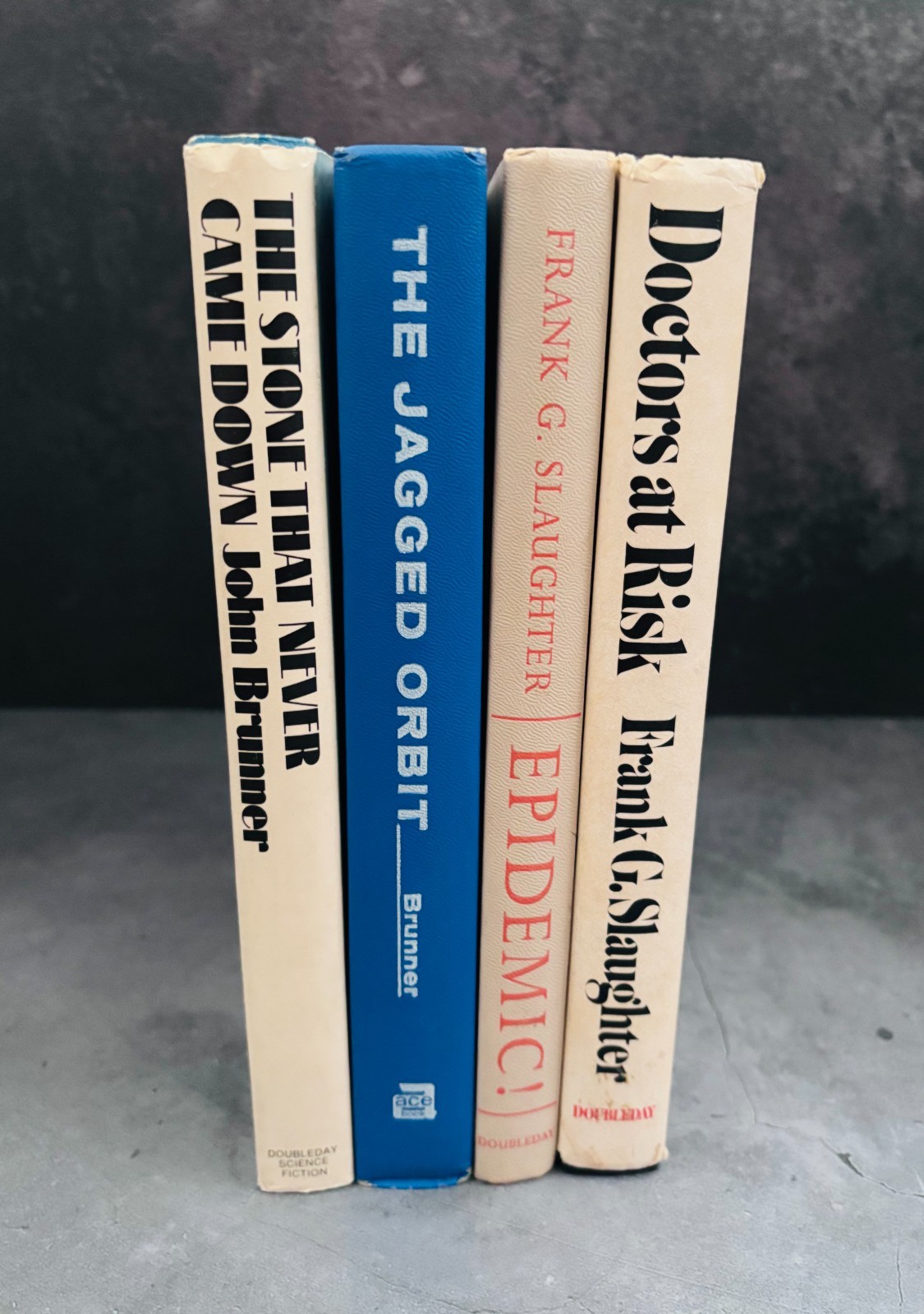 Vintage HC Lot x4 | Slaughter x2 + Brunner x2 | Medical & Sci-Fi Novels