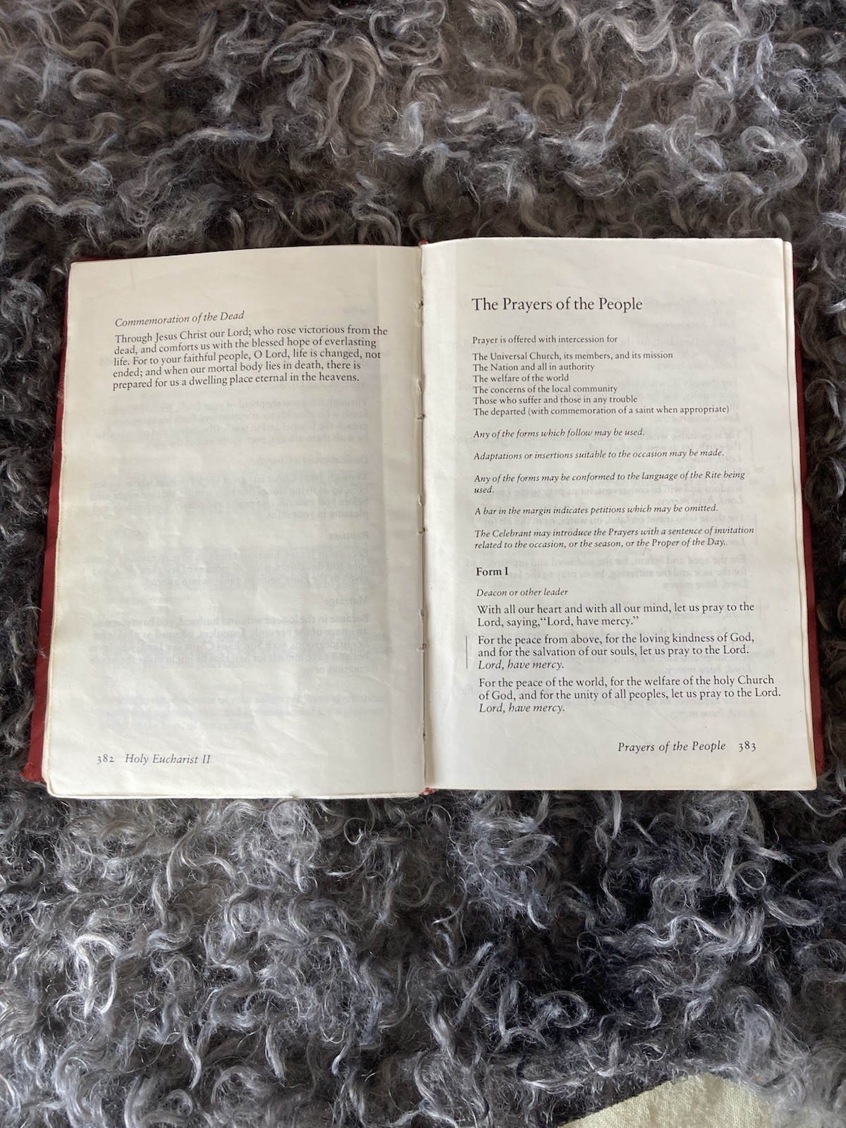 The Book Of Common Prayer The Episcopal Church – Red 1977 Hardcover Book