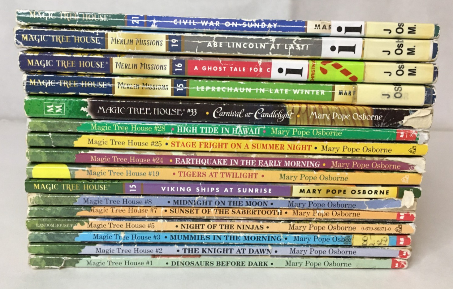 Lot of 16 Magic Tree House Series Books by Mary Pope Osborne Paperback
