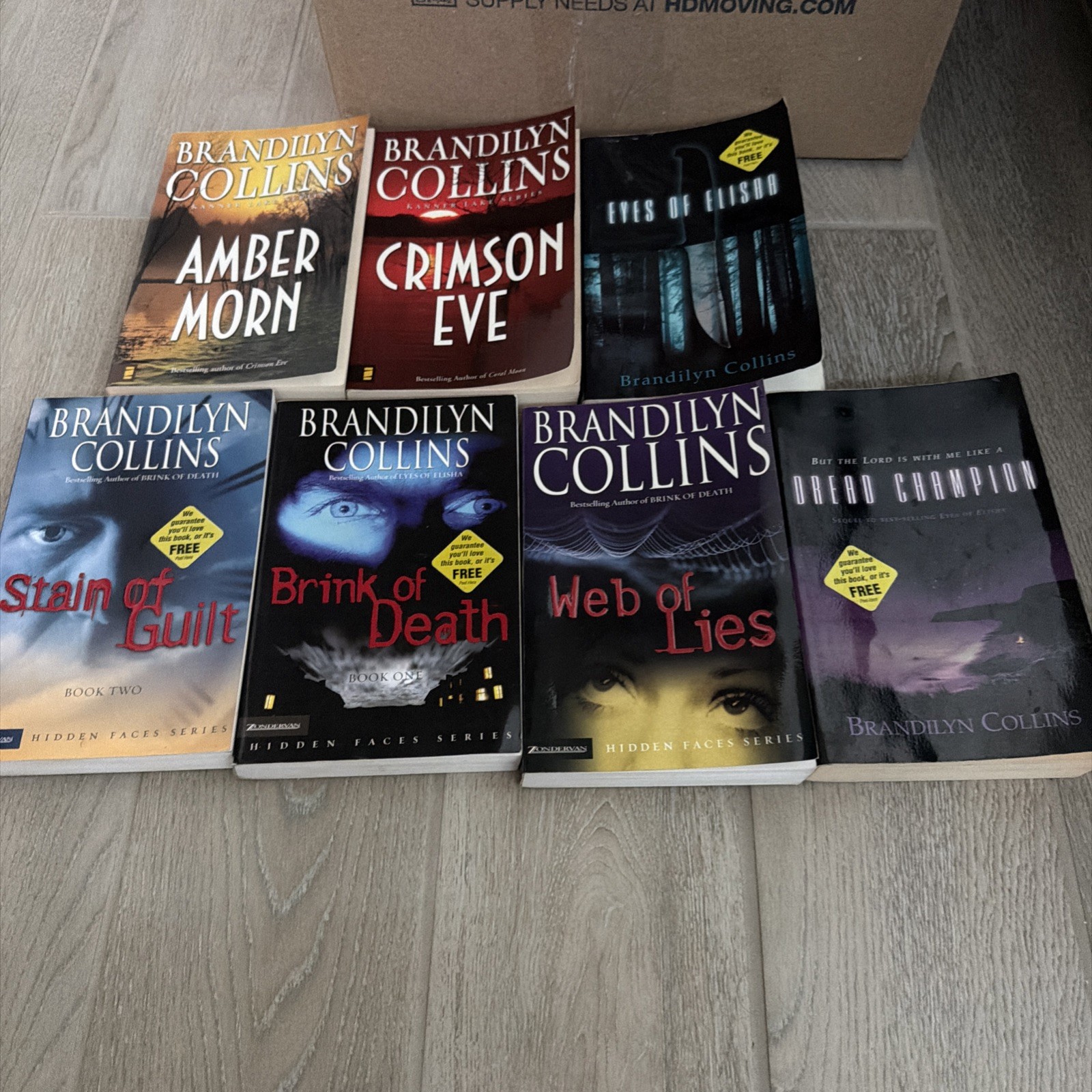 Lot of 7 Brandilynn Collins Stand Alone Paperbacks Very Good