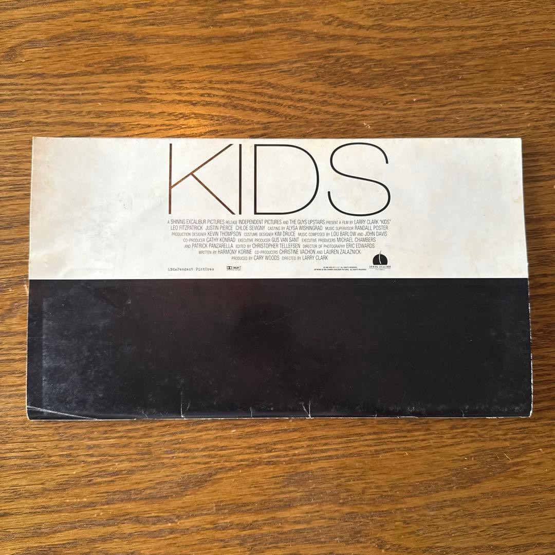 KIDS Movie Brochure Larry Clark Steel Photos Japanese Film Pamphlet