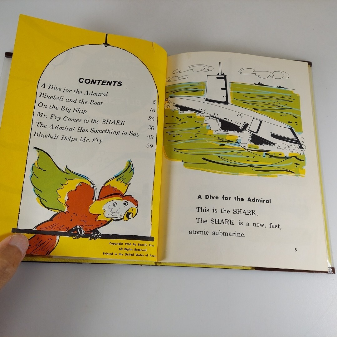 Sailor Jack And Bluebell by Selma & Jack Wassermann 1960 Illus HC Ex-Library