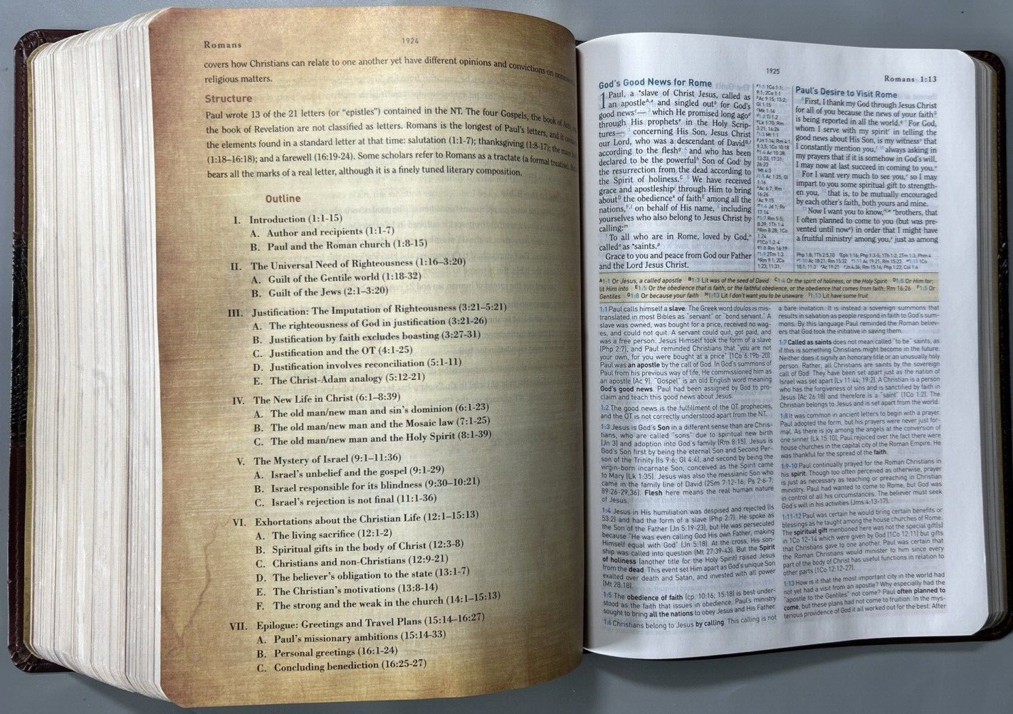 HCSB Study Bible Mahogany Duotone Simulated Leather Clean Text G+ USA Print