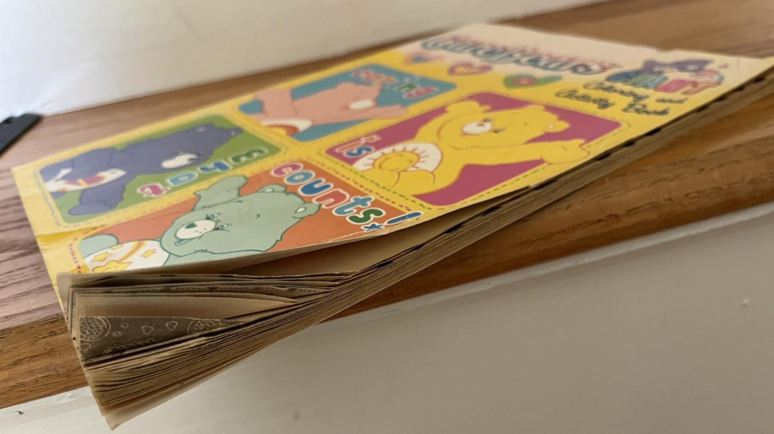 Care bear Giant coloring & activity book 2007 18 pages marked on