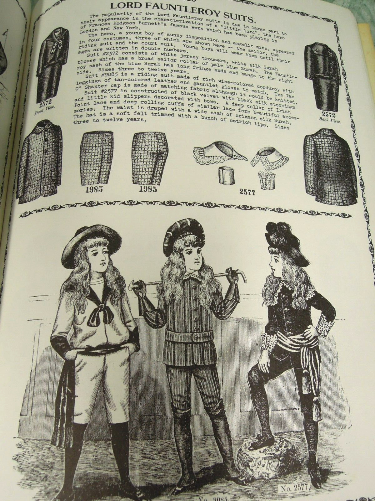dd-436 Fashion book: ‘ANTIQUE CHILDREN’S FASHIONS’ BY Ulseth & Shannon, pb ’82