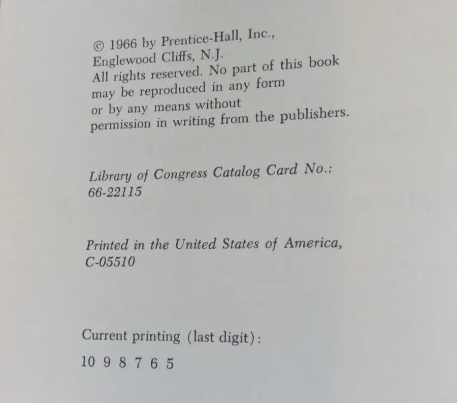 Vintage Computer Programming Book 1966 Automatic Data Processing Elias Awad DJ H