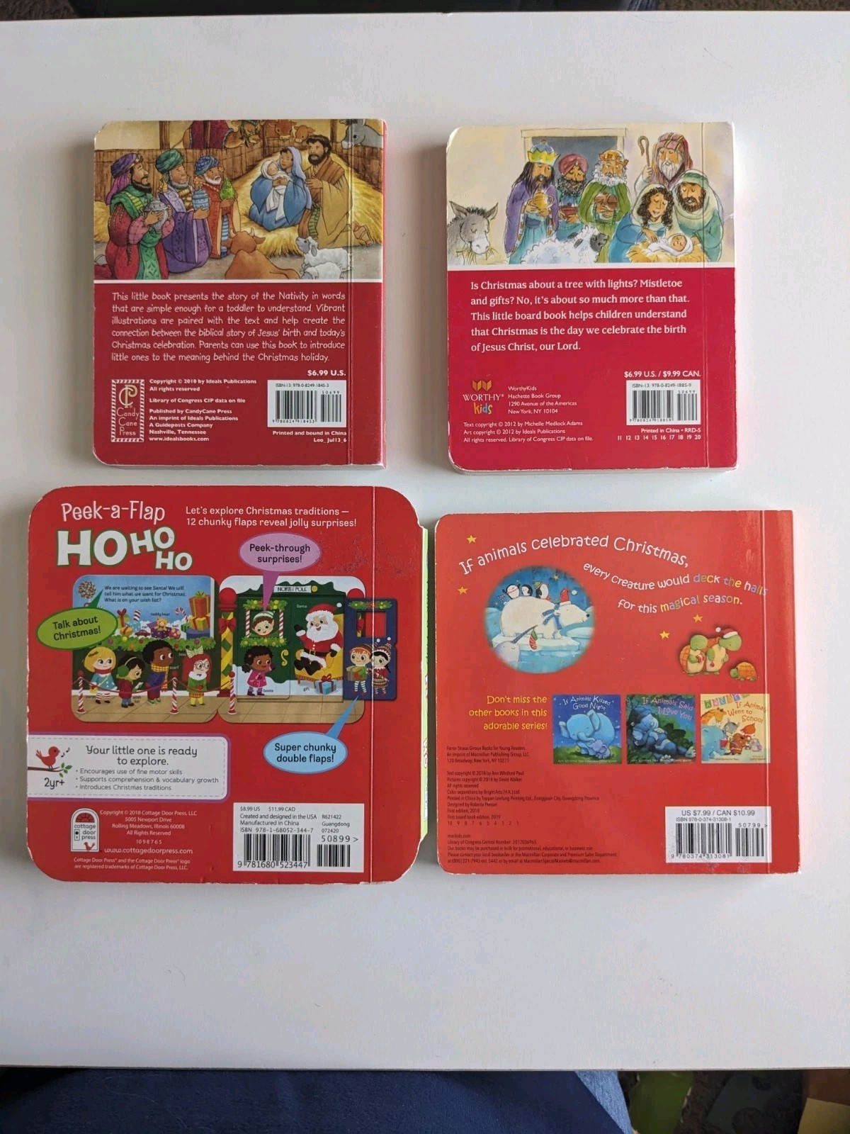The Story of Christmas, What Is Christmas?, Peek-a-Flap Ho Ho Ho, Board Book, A…