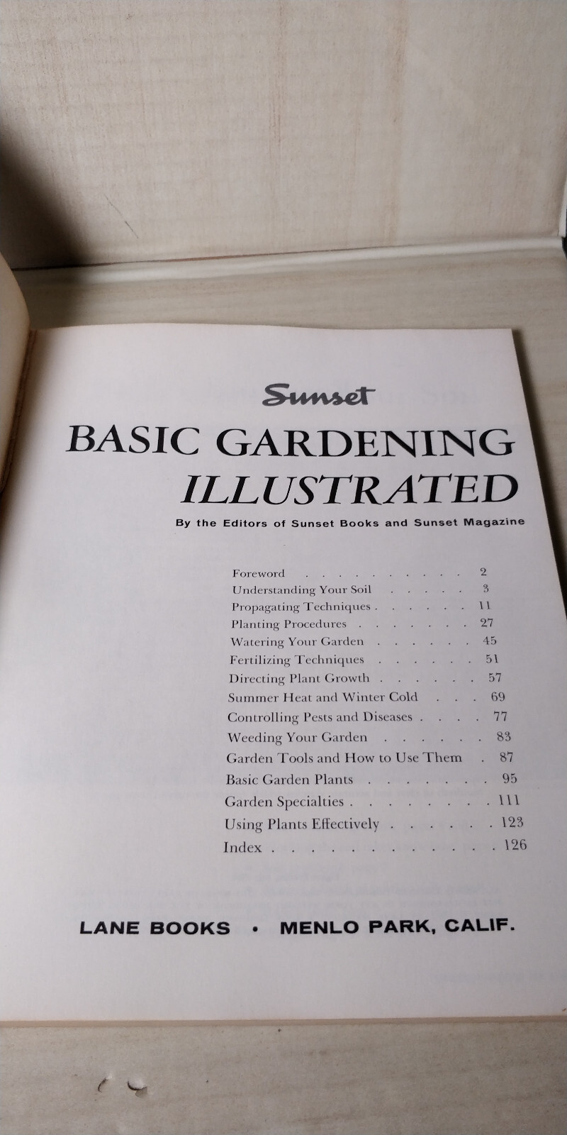 1968 Sunset Magazine Basic Gardening Illustrated 2nd Ed 8th Printing Lane B10