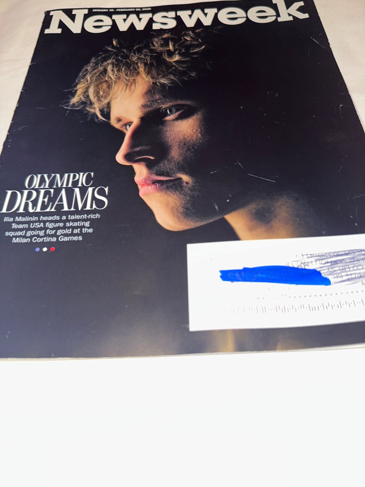NEWSWEEK MAGAZINE JAN 30 – February 06 Th 2026 Olympic Dreams Llia Malinin