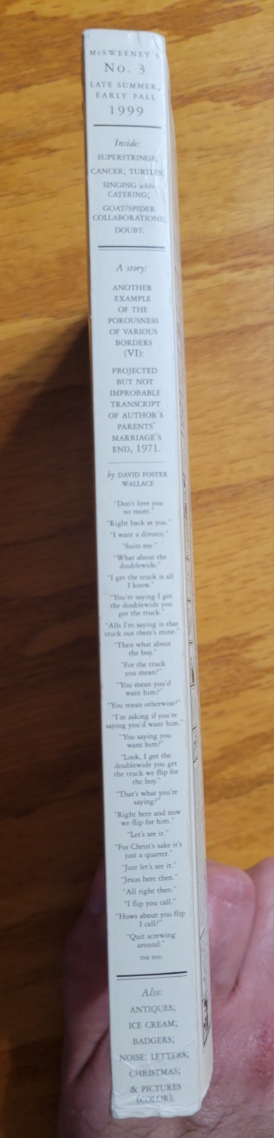 McSweeney’s Quarterly Concerns, Timothy McSweeney’s Windfall Republic Issue #3