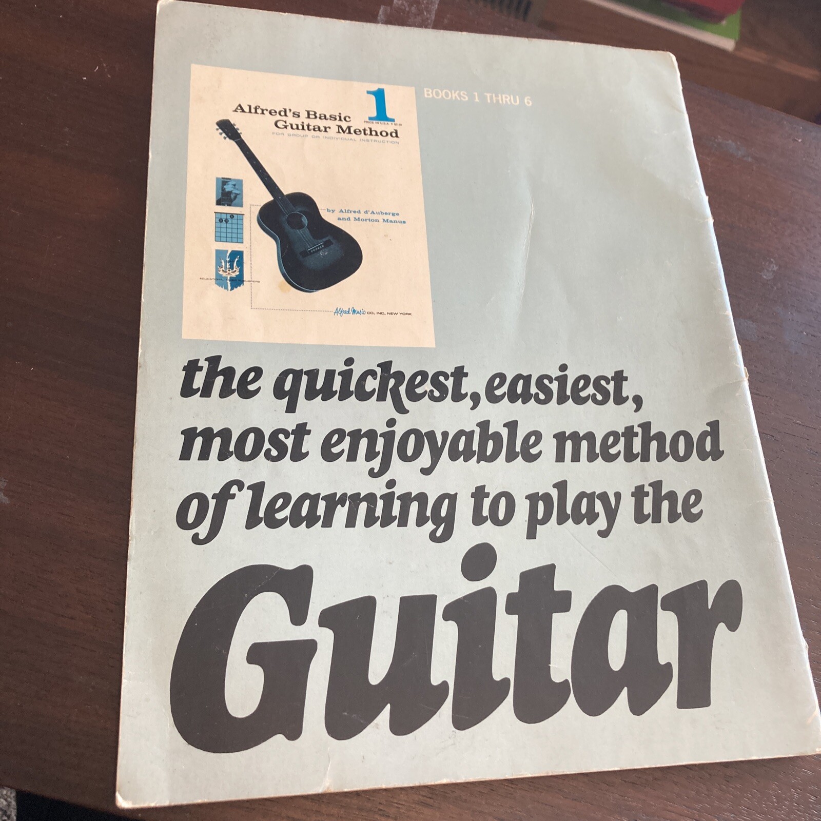 Alfred’s Basic Guitar Method Book 1 by Alfred d’Auberge – 1959