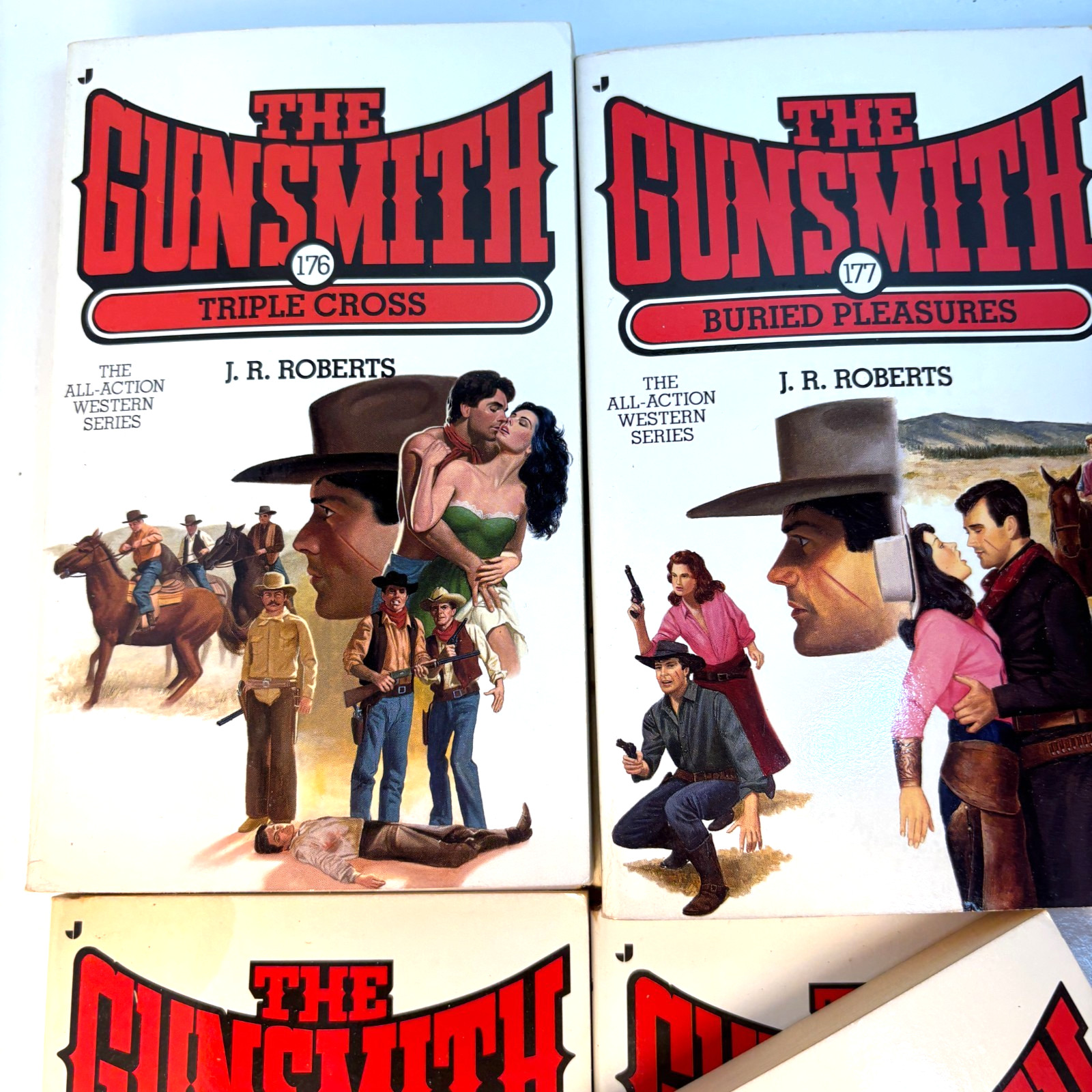 The Gunsmith Series – JR Roberts Lot of 10 Paperbacks Vols. #170-179