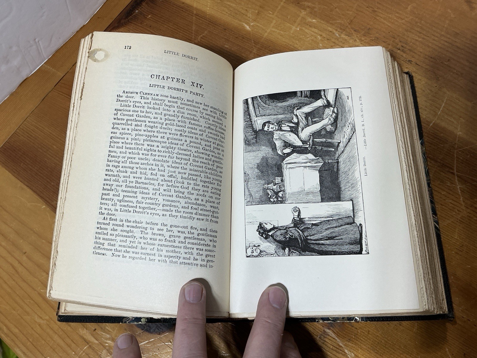 The Works Of Charles Dickens LITTLE DORRIT Leather 1878 Deluxe Edition Jefferson