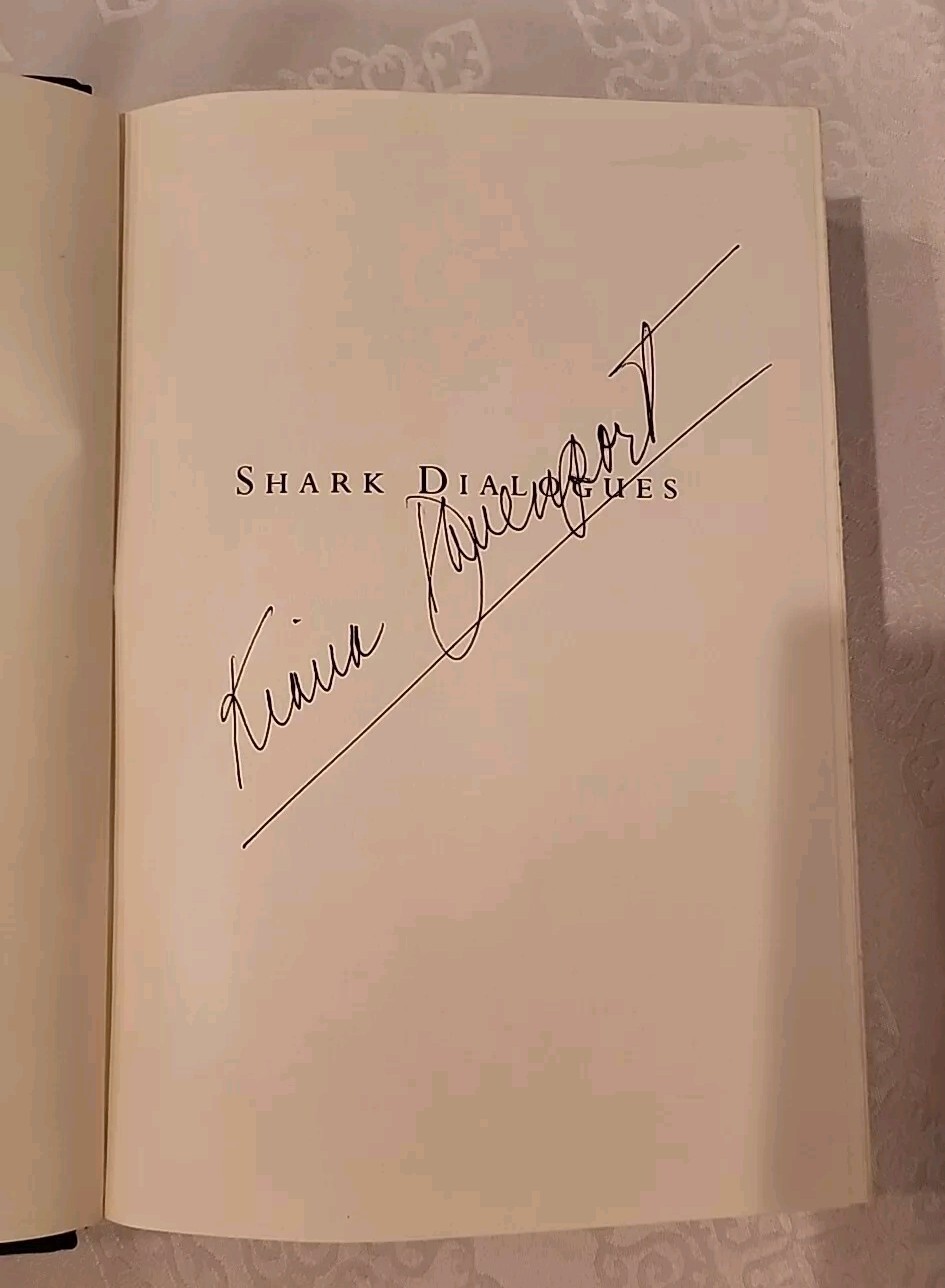 Shark Dialogues by Kiana Davenport 1994, HC/DJ SIGNED