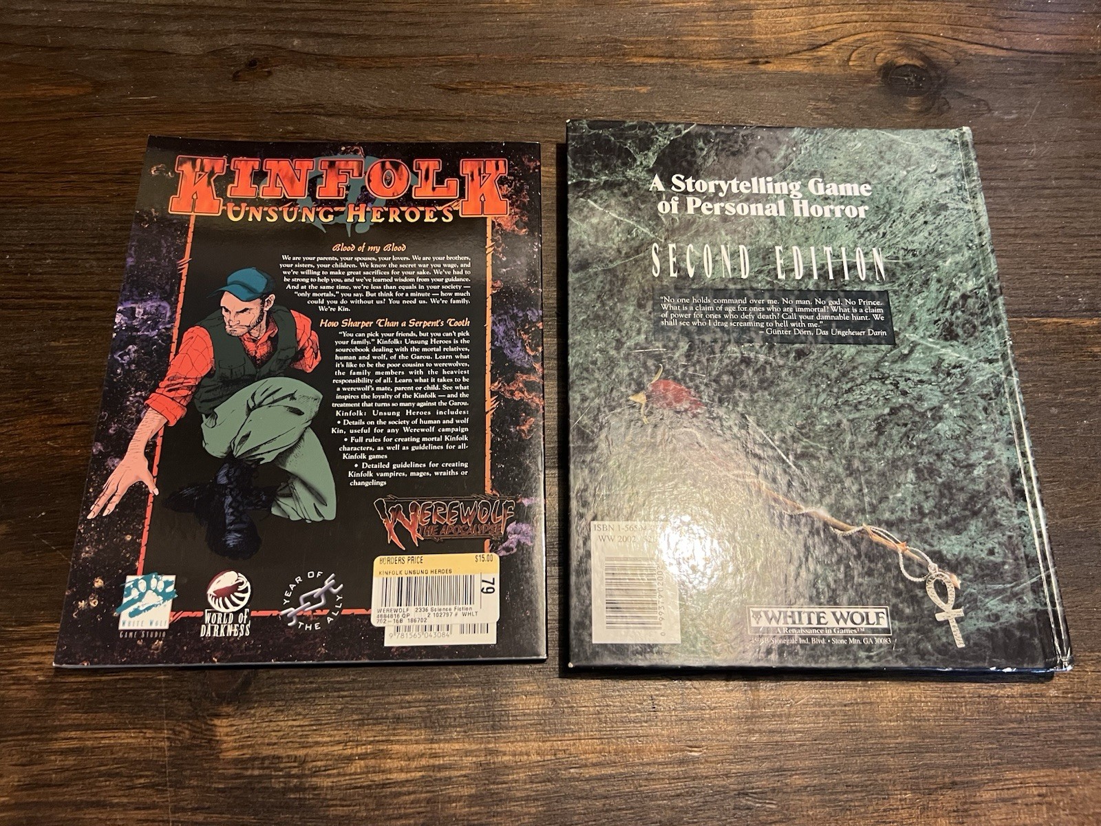 10 Vampire Werewolf Players Guide Sourcebook RPG Lot Out of Print White Wolf WW