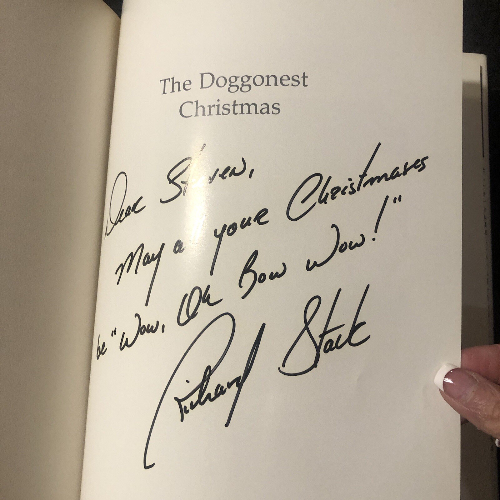 The Doggonest Christmas By Richard Lynn Stack Reading Age 7-9 48 Pages Signed