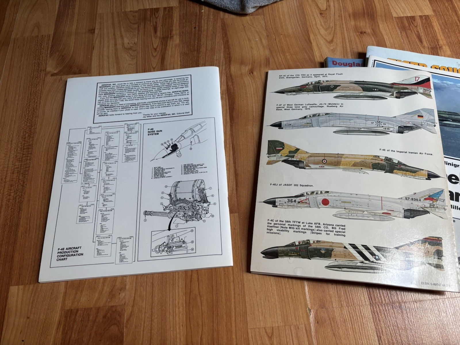 LOT McDonnell Douglas Military Aircraft Planes Skyraider Phantom Illustrated