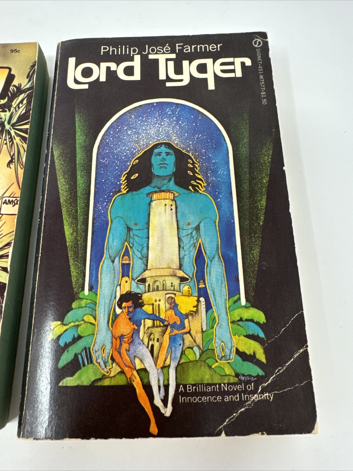 LOT OF 3 Philip Jose Farmer The Mad Goblin/Lord of the Trees Lord Tyger Tarzan