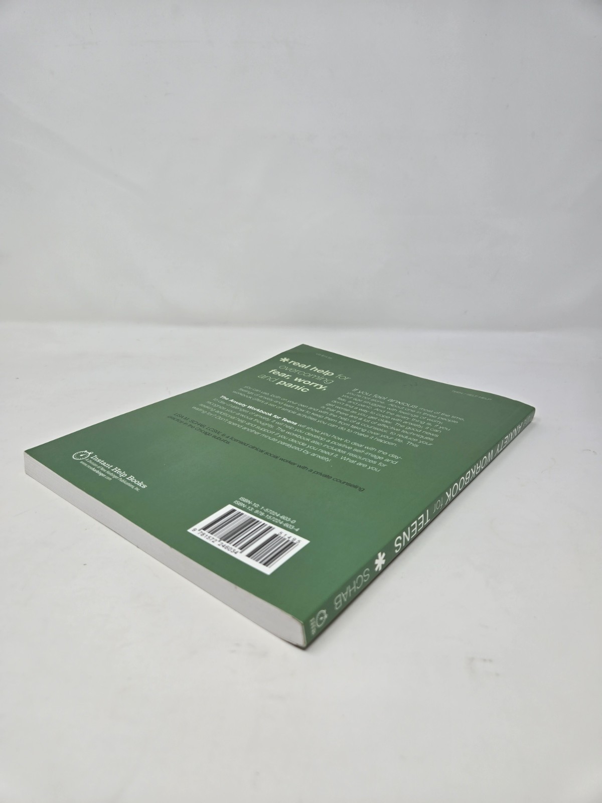 The Anxiety Workbook for Teens: Activities, Lisa M. Schab, LCSW, paperback