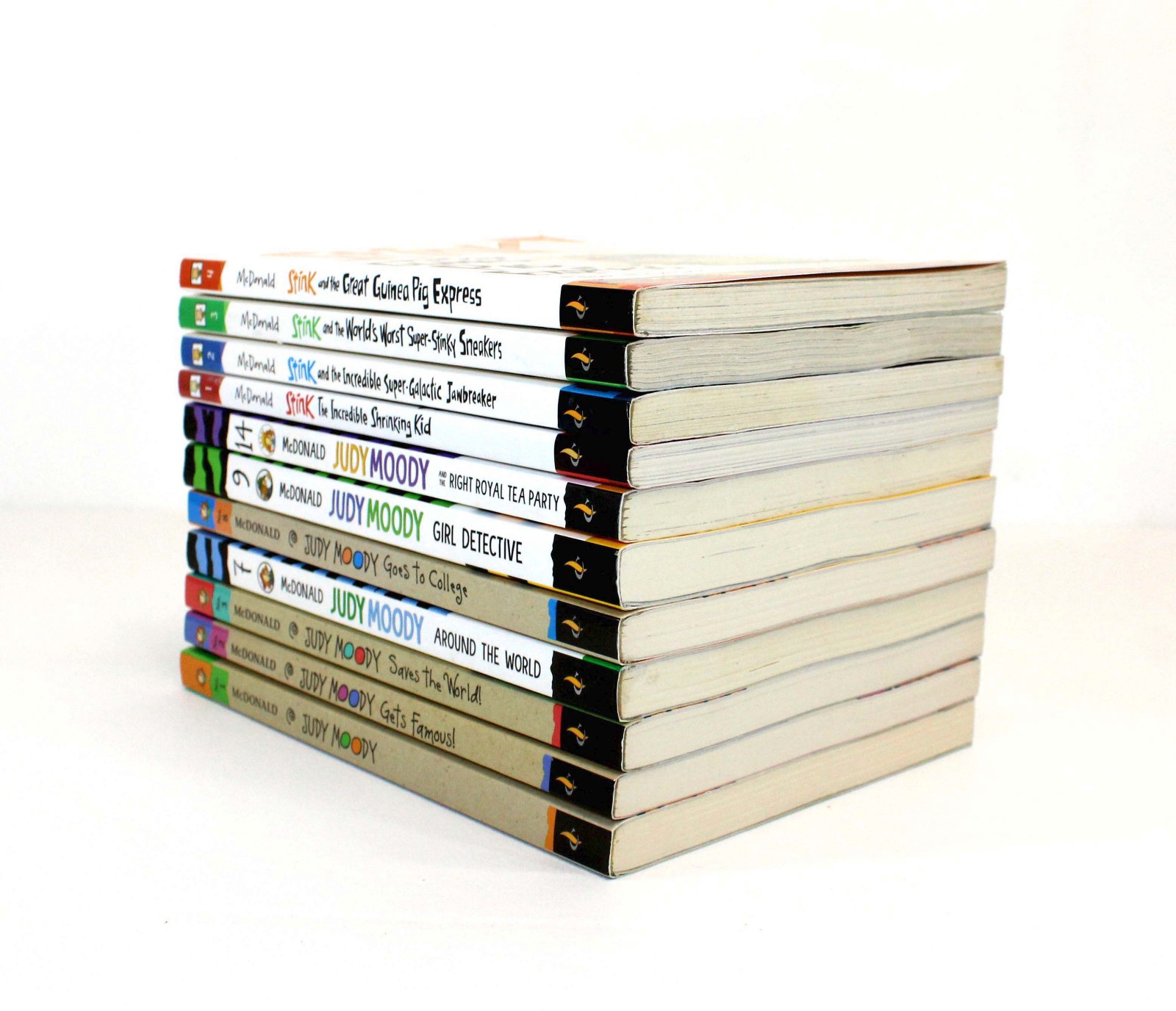 Lot 11 Judy Moody & Stink Series Paperback Early Chapter Books by Megan McDonald