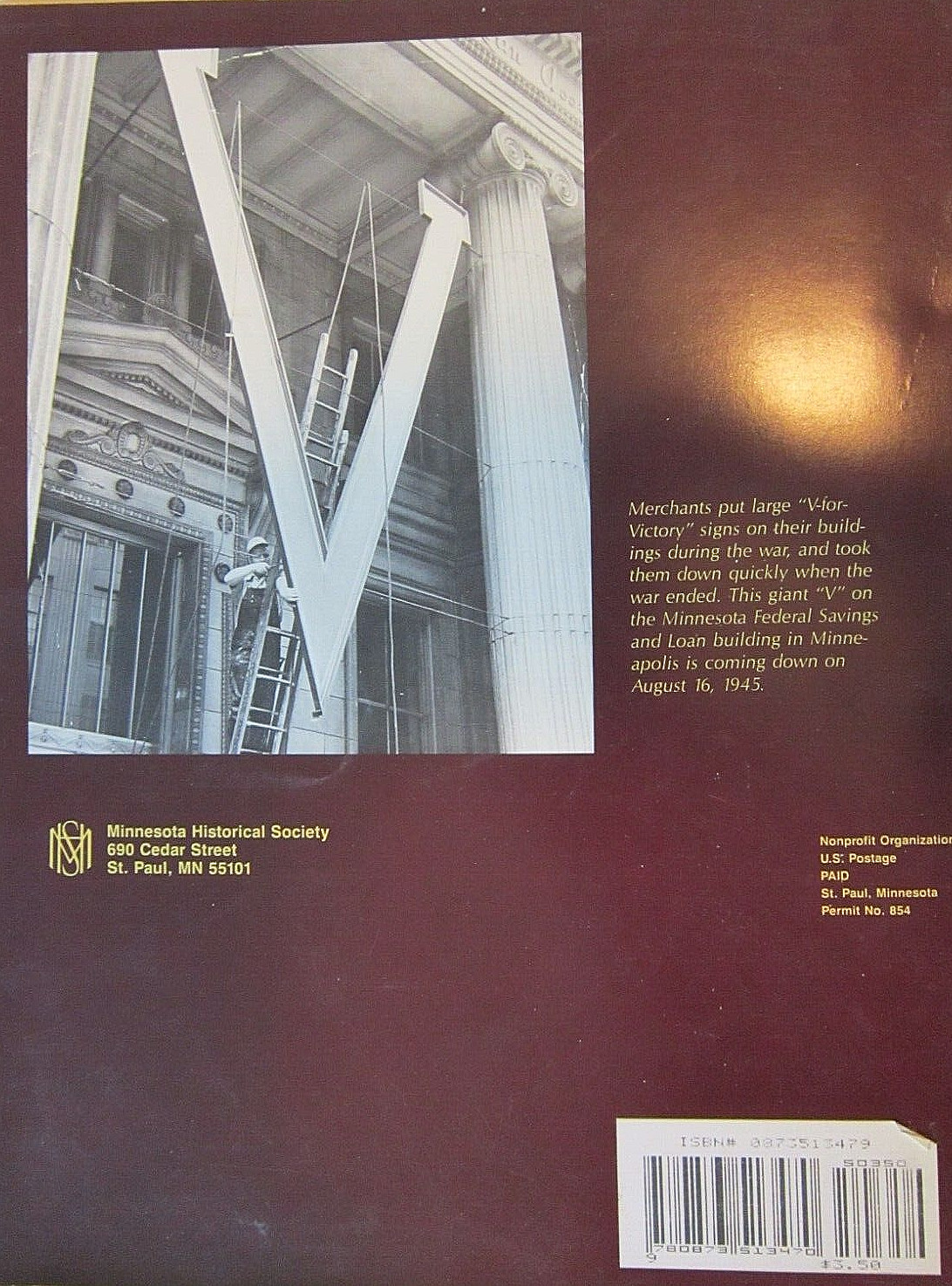 MINNESOTA DURING WORLD WAR II~MN Historical Society~PB~35 Pages~Homefront