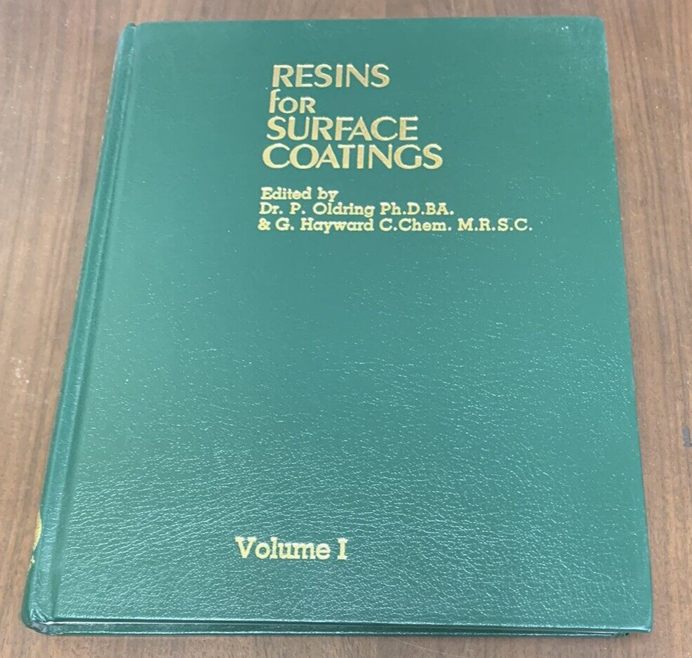 Resins for Surface Coatings Volume 1 2nd Ed PKT Oldring Editor 1987 HC/DJ SITA