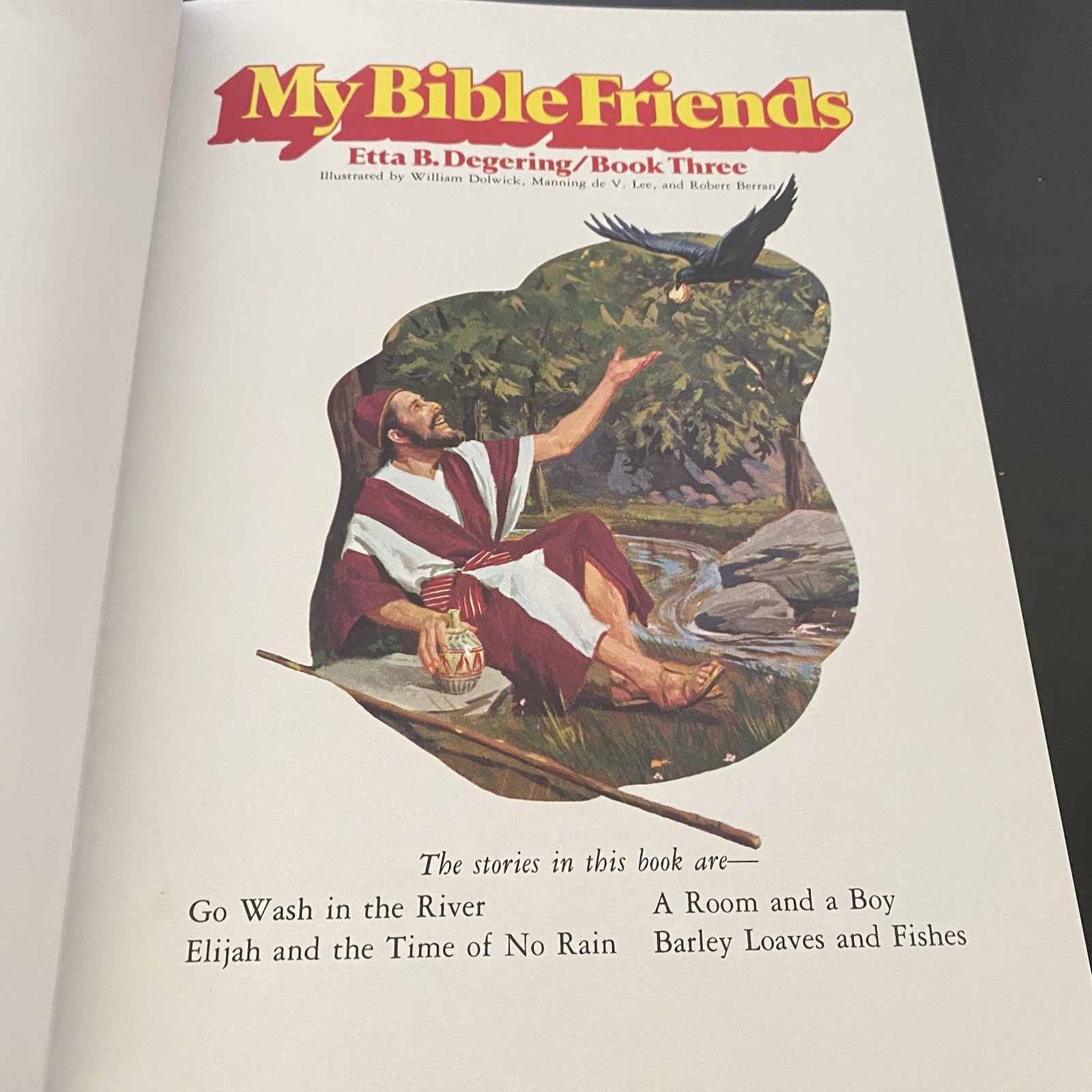 My Bible Friends 4 Volumes Etta B. Degering Books 2,3,4,5 SDA 1977 LIKE NEW
