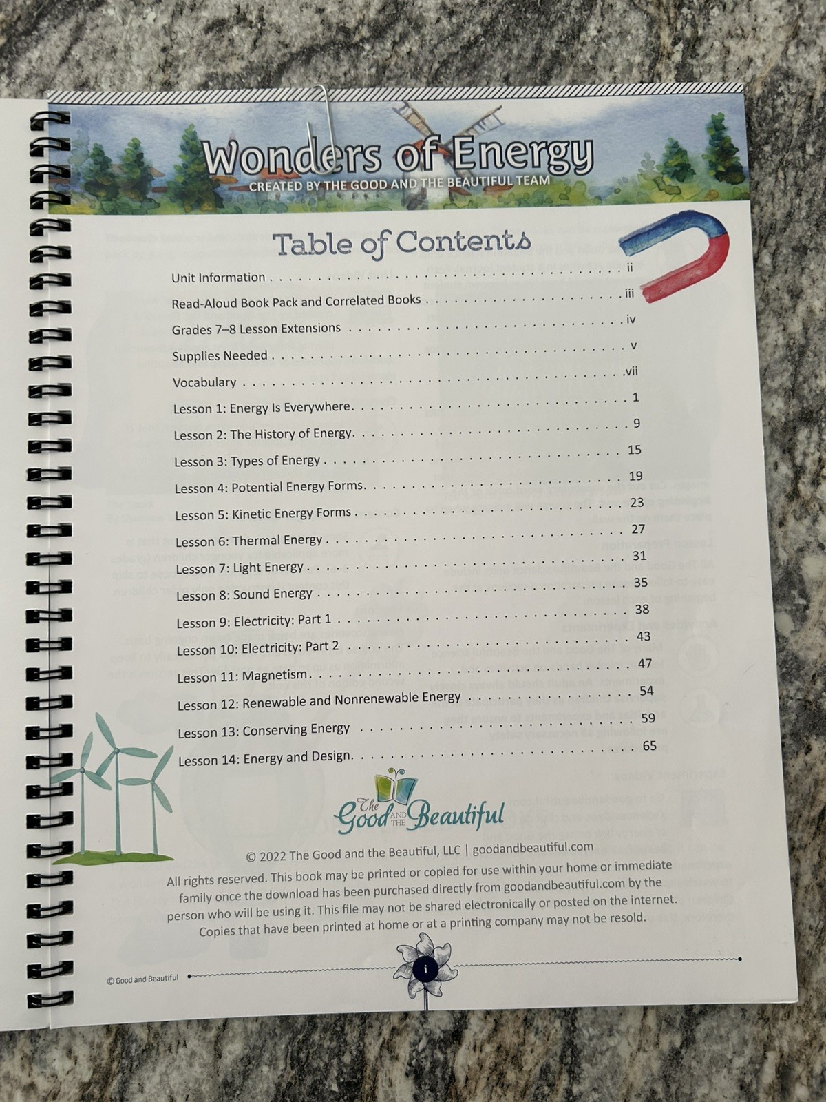 The Good and the Beautiful Science Wonders of Energy 3-6