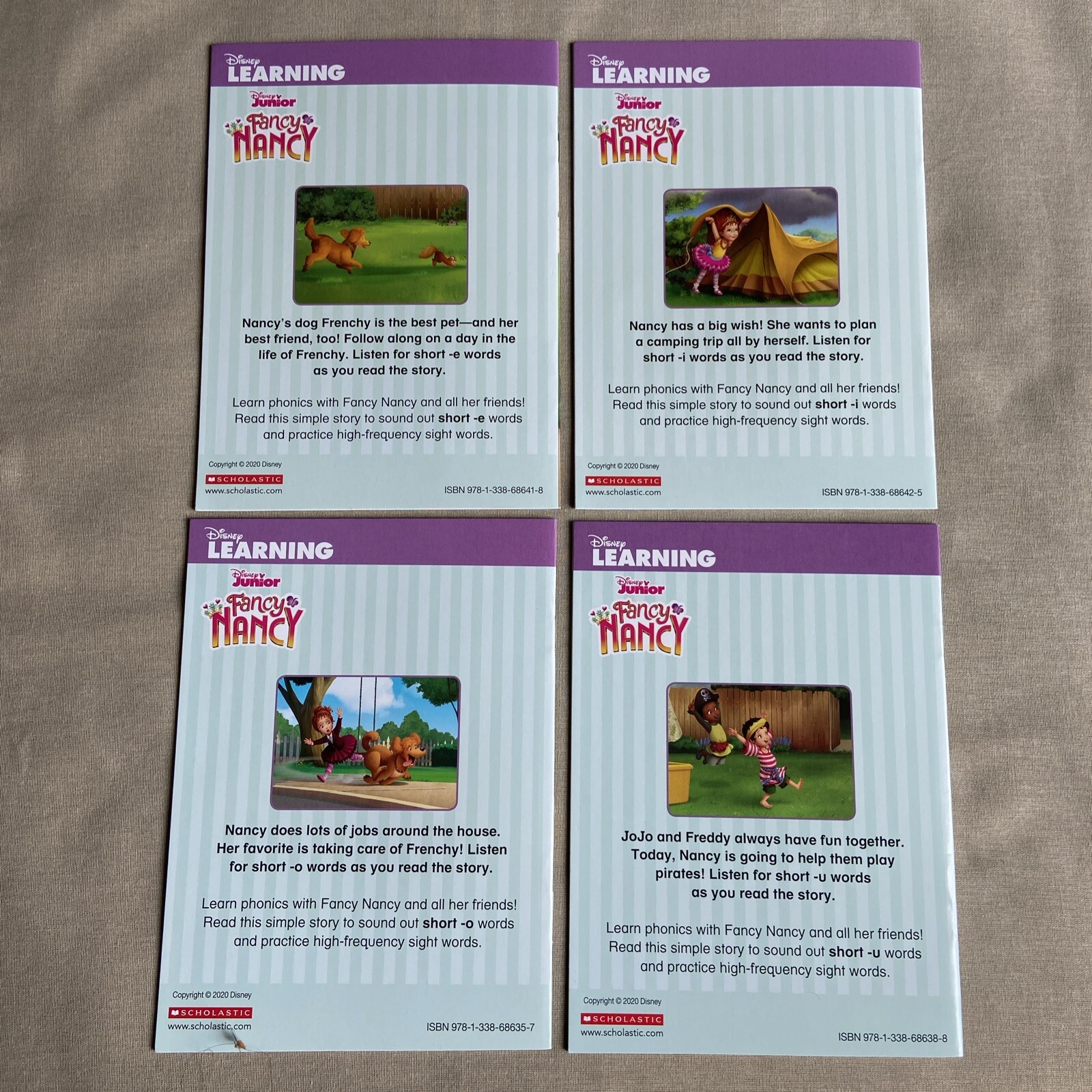 Fancy Nancy: Phonics Reading Program 2-12 (Disney Jr. Book Box Set) Sight Words