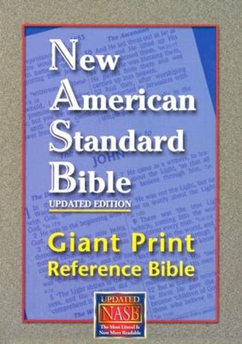 Giant Print Reference Bible-NASB by Foundation Publication Inc: Used