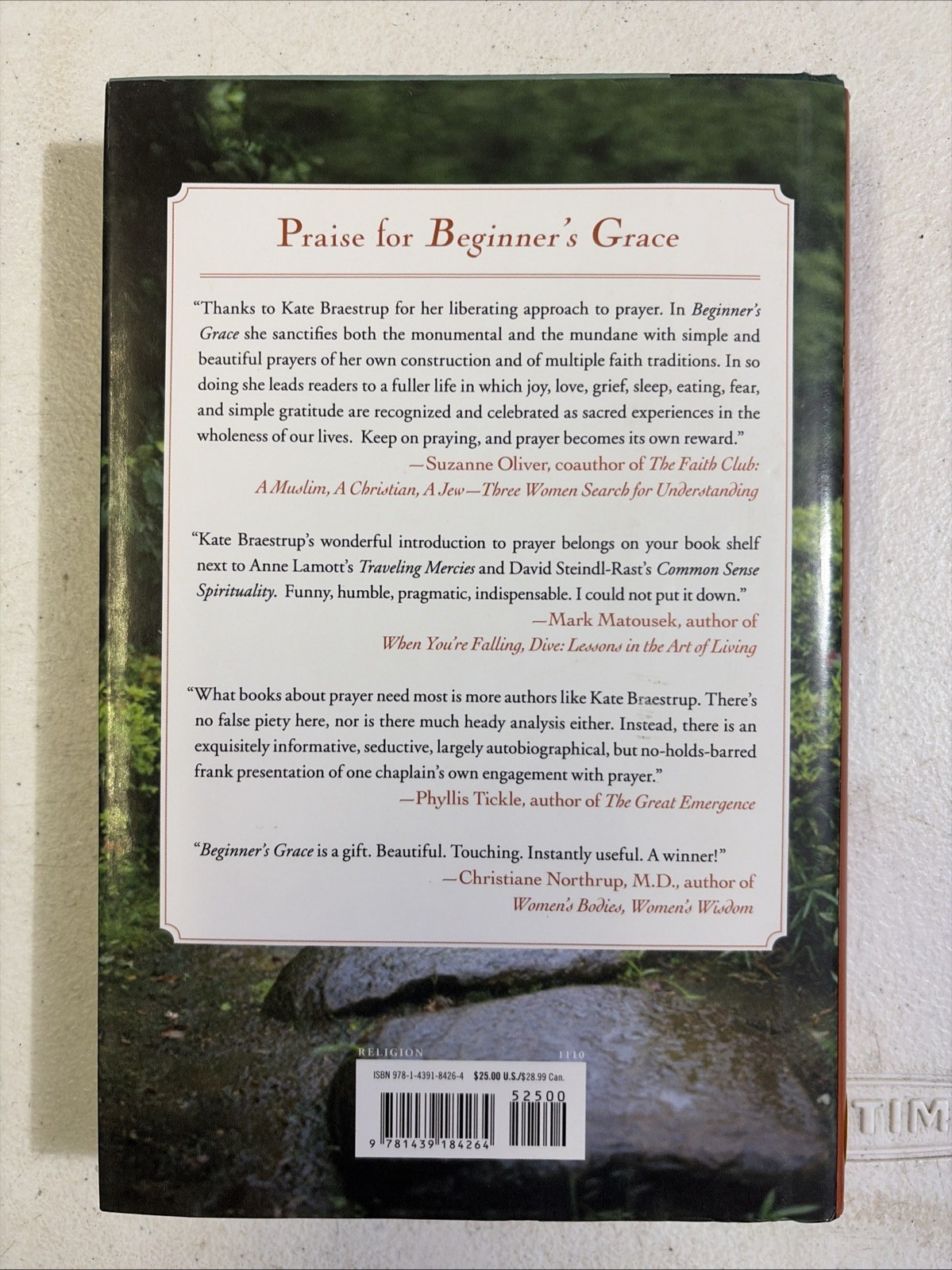 Beginner’s Grace : Bringing Prayer to Life by Kate Braestrup (2010, Hardcover)