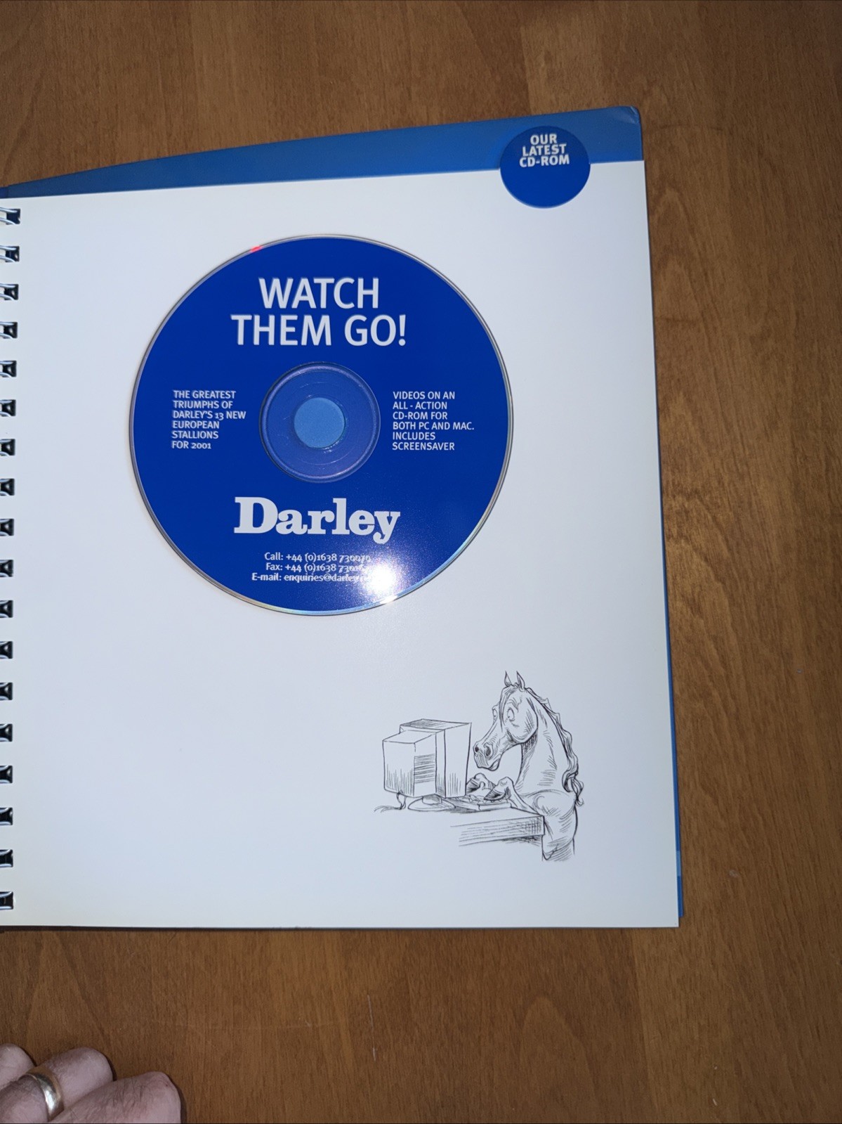Darley Stallions 2001 Season Book RARE Racing Memorabilia