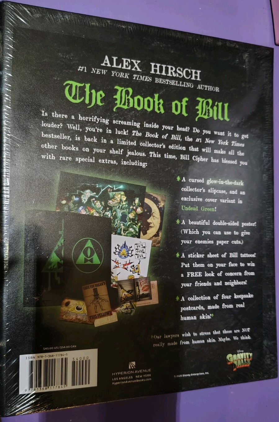 The Book of Bill Gravity Falls Alex Hirsch Exclusive – New, Unopened!