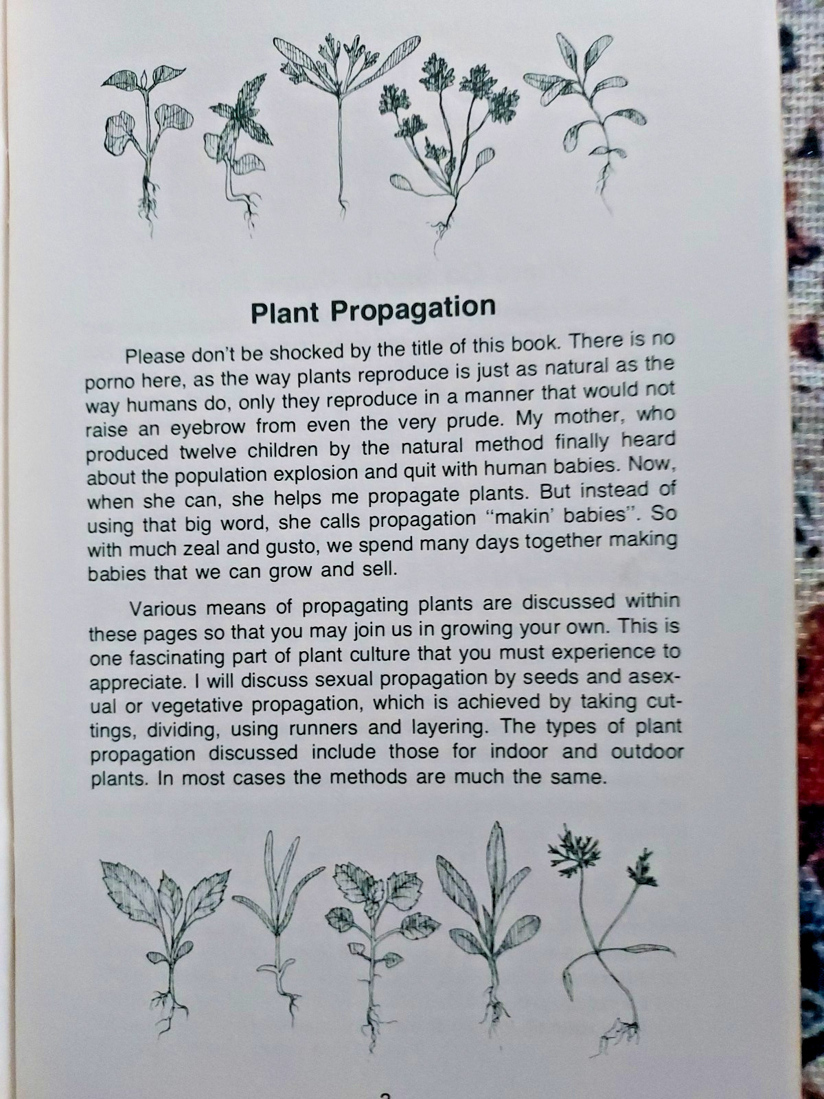 1976 Sex and the Single Plant Propagation Booklet Rex Mabe Potpourri Press