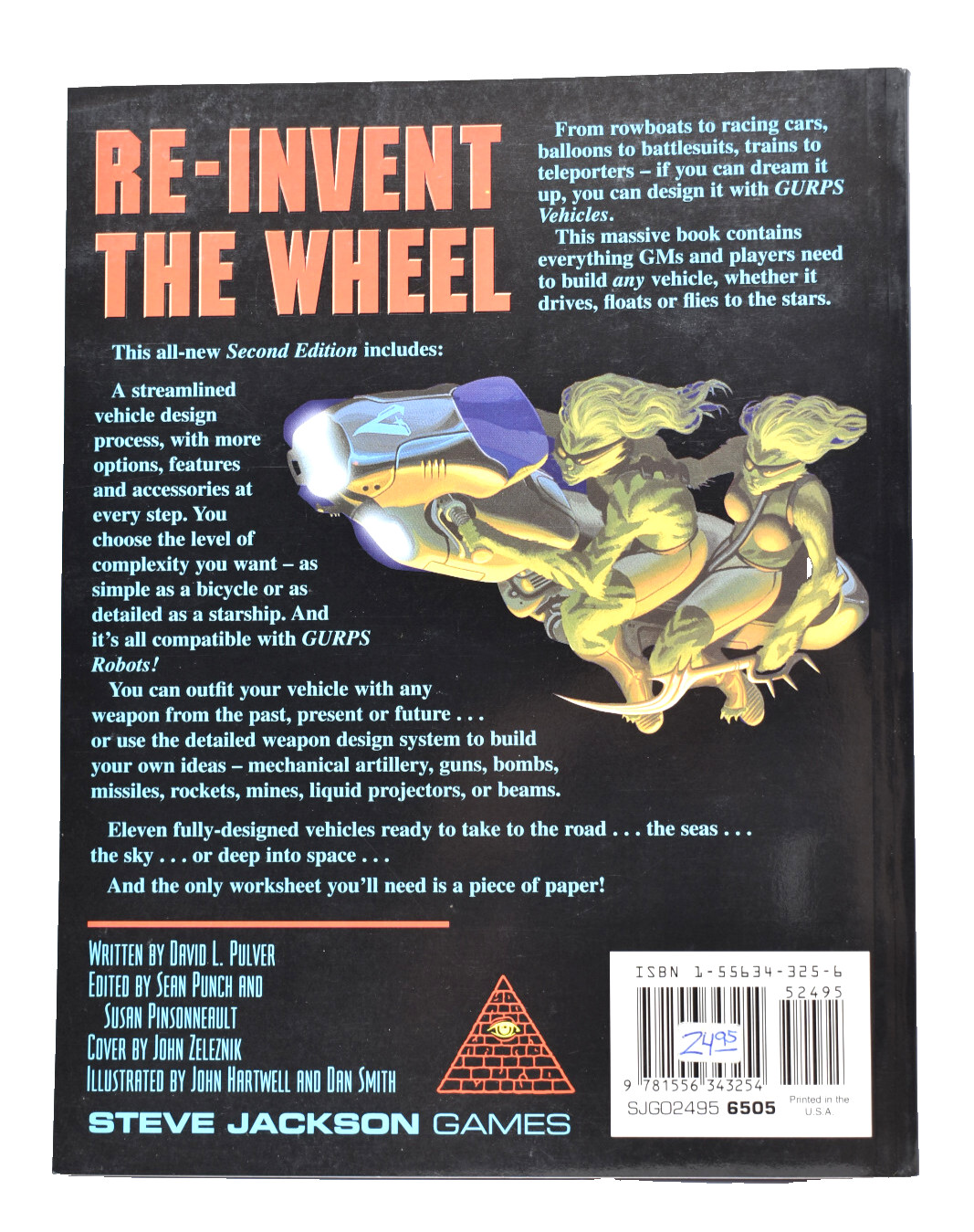 GURPS: Vehicles (1998) 2nd Ed. Softcover Generic Universal Roleplay System
