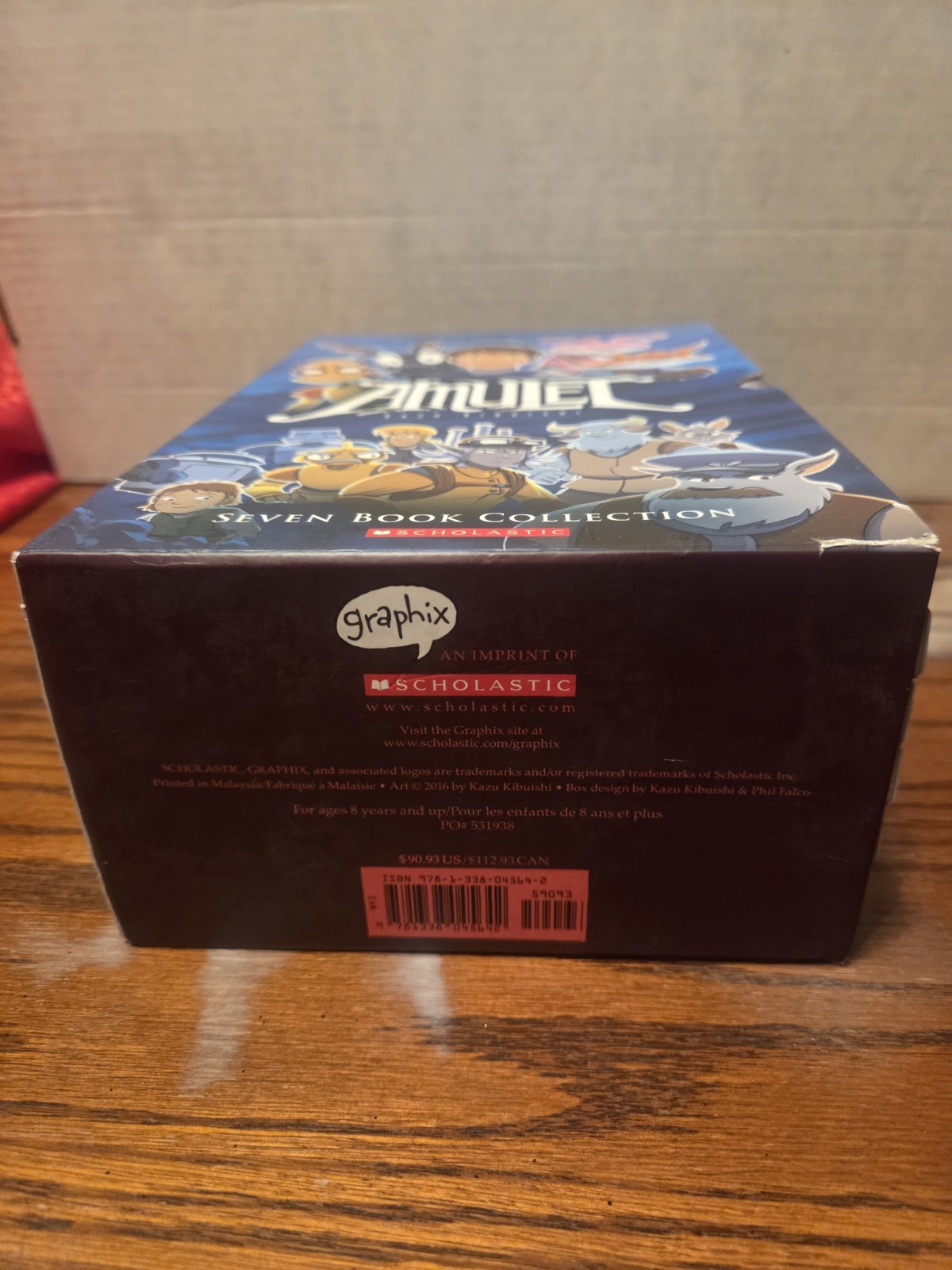 Amulet Box Set: Books #1-7 by Kazu Kibuishi • 2016, Paperback