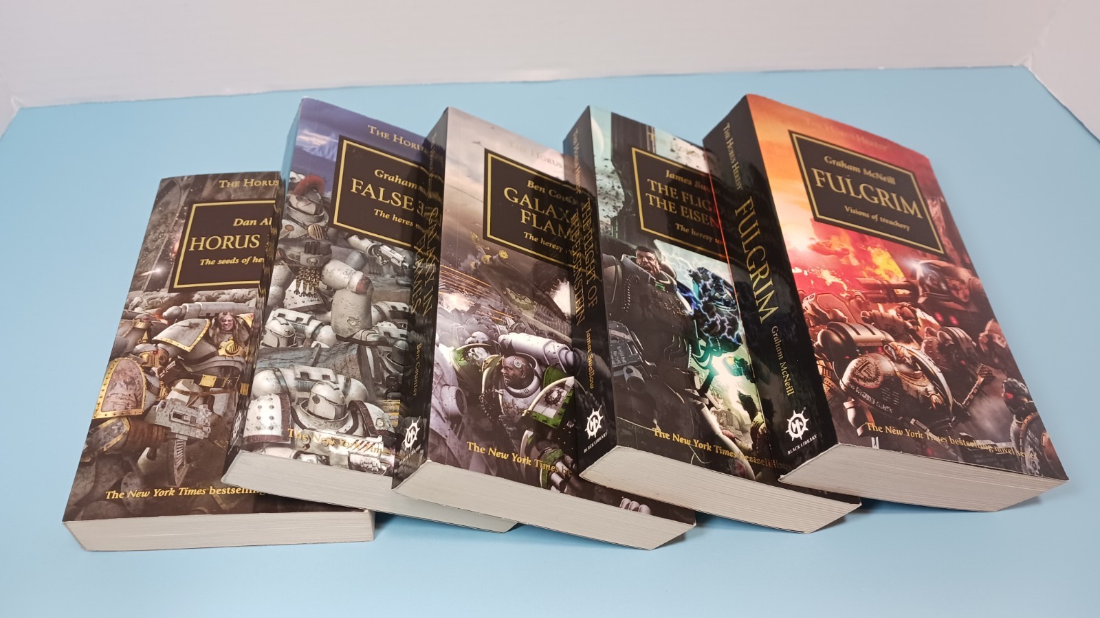 Warhammer 40K Horus Heresy Books 1-5 Reprints VGC