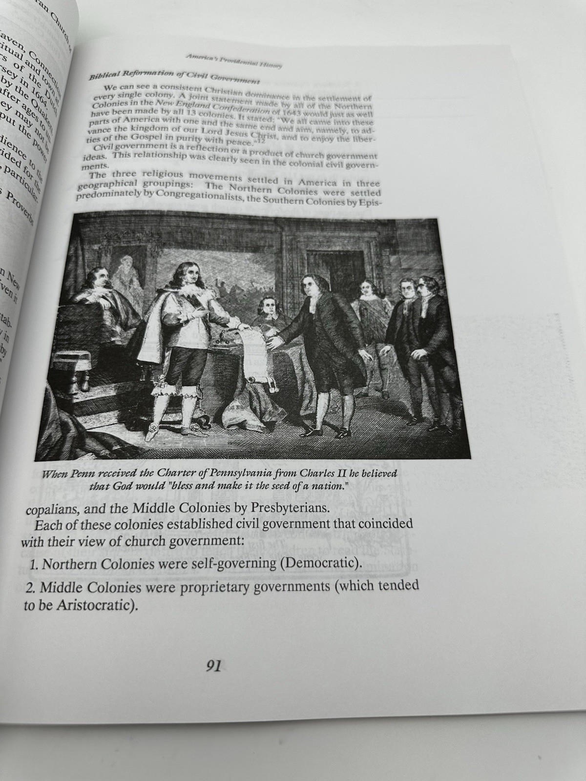 America’s Providential History Paperwork 1991 294 Pages (T9)