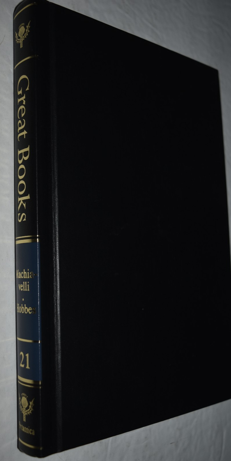 BRITANNICA GREAT BOOKS #23 “Machiavelli n Hobbes,” Book, 283 Pages, New (c) 1993