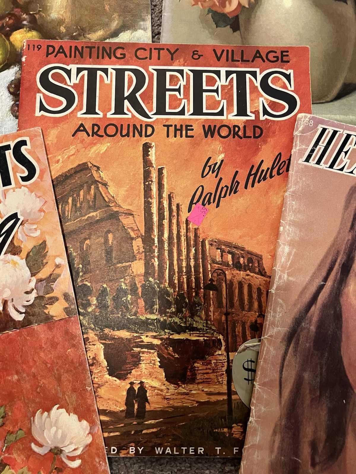 Vintage Lot of 5 Walter T. Foster Painting & Drawing Guide Instruction Art Books