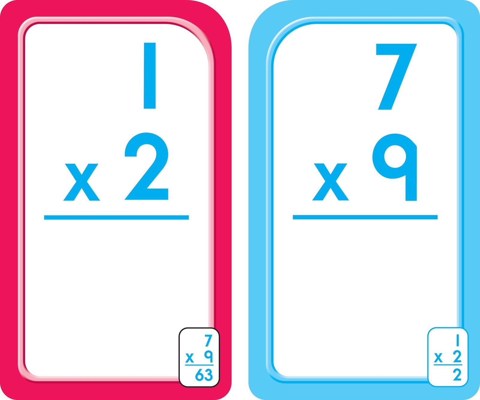 School Zone Spanish Multiplication 0-12 Flash Cards: 56 Cards, 3rd Grade,…