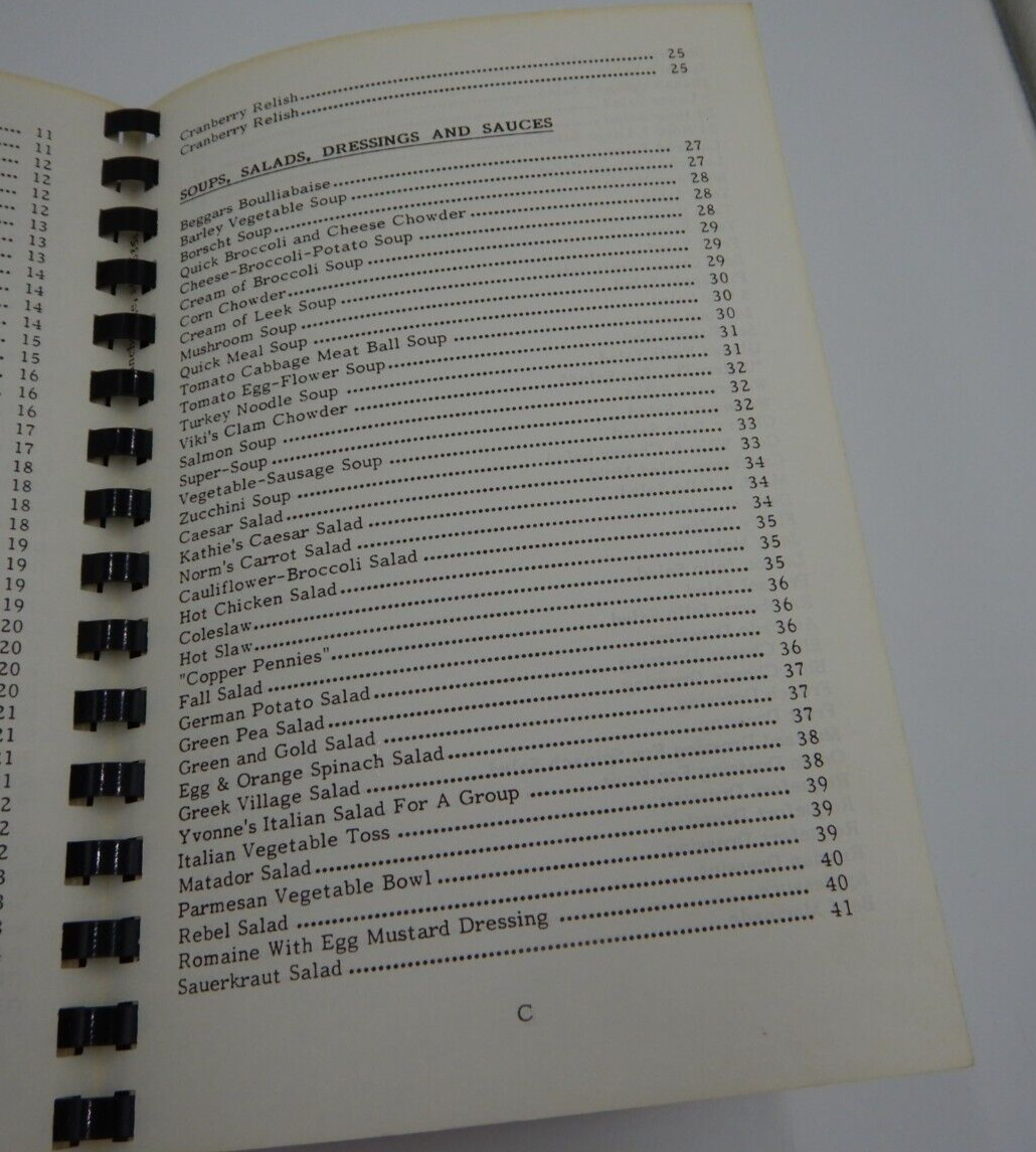 VTG St Elizabeth Ann Seton Catholic School Cookbook Alaskan Recipes-294 pages