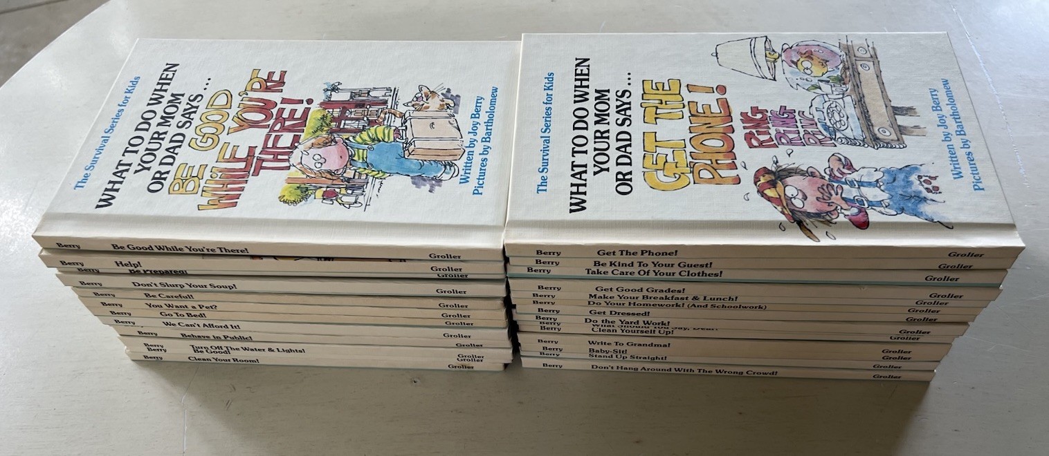 Lot Of 28 Books The Survival Series For Kids By Joy Berry 1982-86 HC