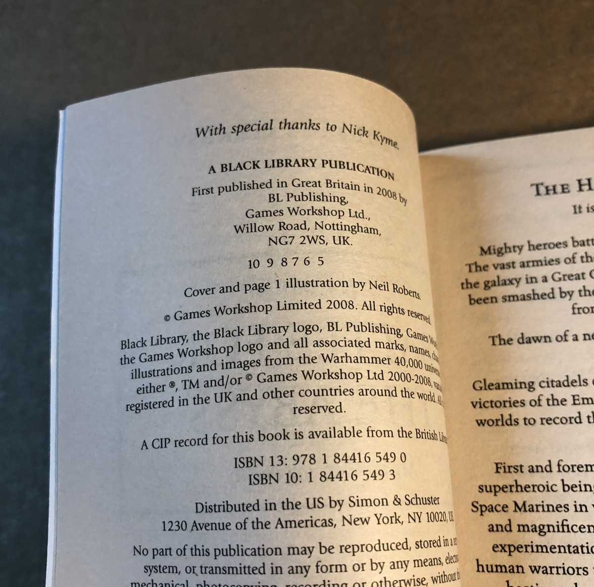 Battle for the Abyss by Ben Counter Horus Heresy Paperback – Clean Pages